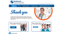 Desktop Screenshot of mypreferredprovider.com